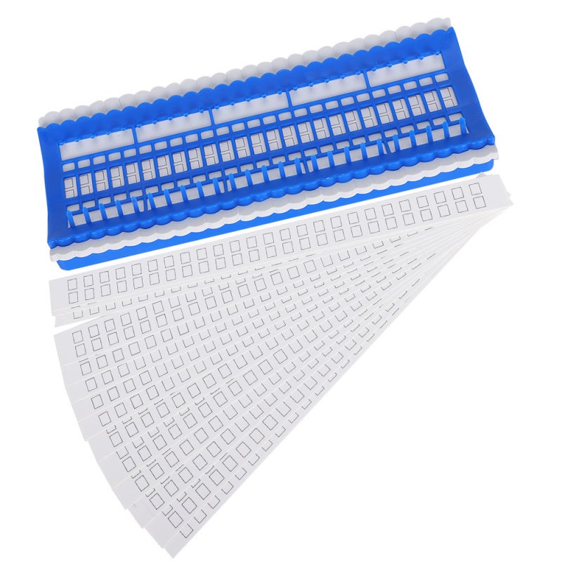 SKC Embroidery Thread Organizer 50-Slot Compact Foam Grooves Tangle-Free Storage - Reusable Durable Floss Organizer for Cross Stitch DIY Sewing Projects - Image 2
