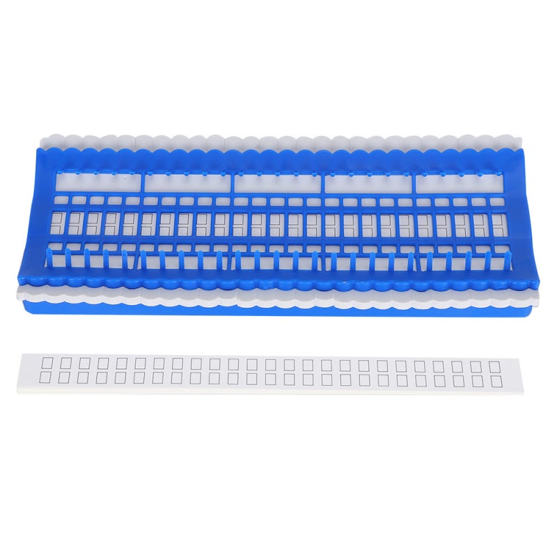 SKC Embroidery Thread Organizer 50-Slot Compact Foam Grooves Tangle-Free Storage - Reusable Durable Floss Organizer for Cross Stitch DIY Sewing Projects - Image 4