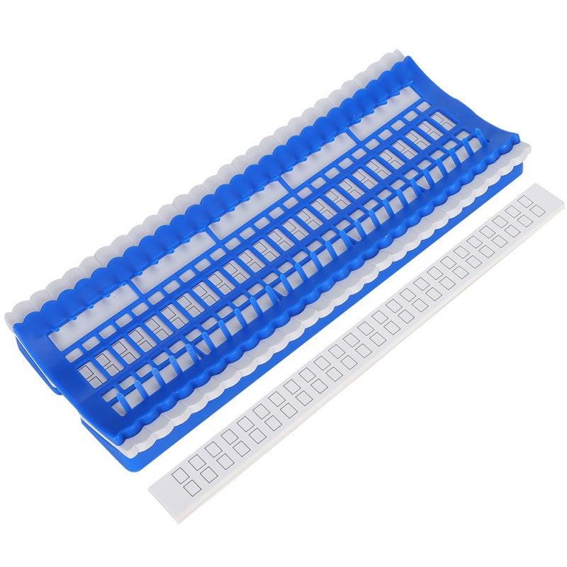 SKC Embroidery Thread Organizer 50-Slot Compact Foam Grooves Tangle-Free Storage - Reusable Durable Floss Organizer for Cross Stitch DIY Sewing Projects - Image 3