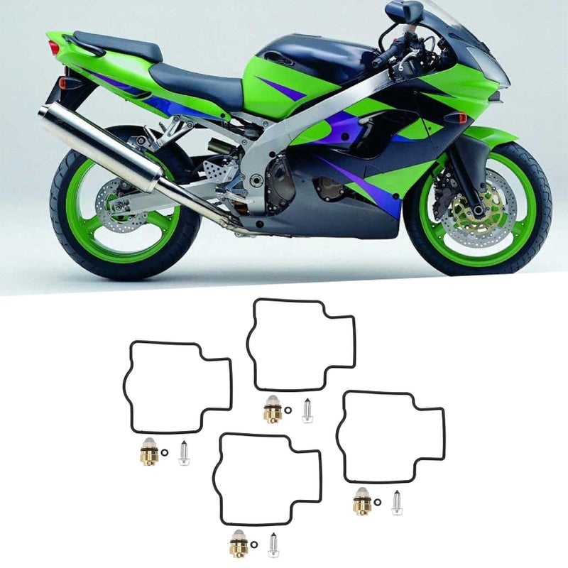 4Sets Motorcycle Carburetor Repair Kits Replacement for Ninja ZX7 ZX7R ZX9R ZX900 ZX750 ZX1000 - Image 3