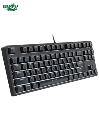 HXSJ L600 87 Keys USB-C / Type-C Wired Red Shaft Mechanical Keyboard with Cool Backlight(Black) - pzsku/ZA1331BB696A4649E4E4DZ/45/_/1738711847/07ff8622-6748-4014-b2ba-09258e9889fe