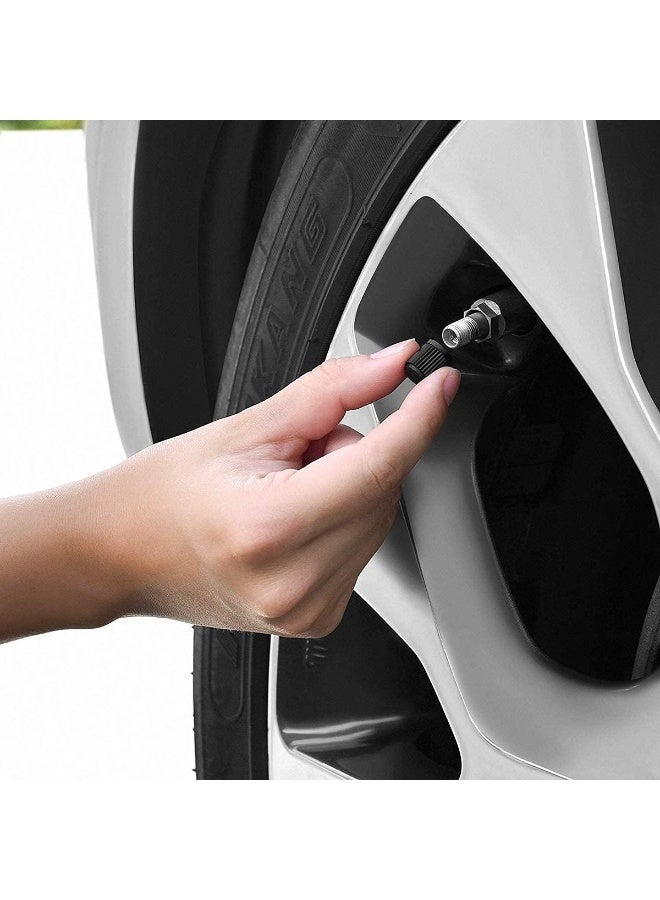 HZYH 8 Pcs Plastic Tyre Valve Caps for Schrader Valve, Universal Size Tyre Stem Dust Caps, Wheel Caps For Bicycle, Motorbike, Cars, SUVs and  Trucks - Image 3
