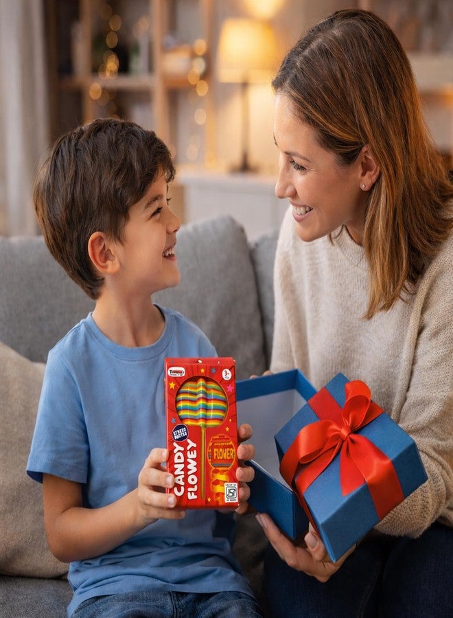 Wishkey Spinning Candy Flower Toy for Kids, Lollipop Shaped Hand Spinner with Twisting & Rotating Colorful Petals, Stress Relief & Sensory Toy for Boys & Girls (Ages 3+) - Image 5