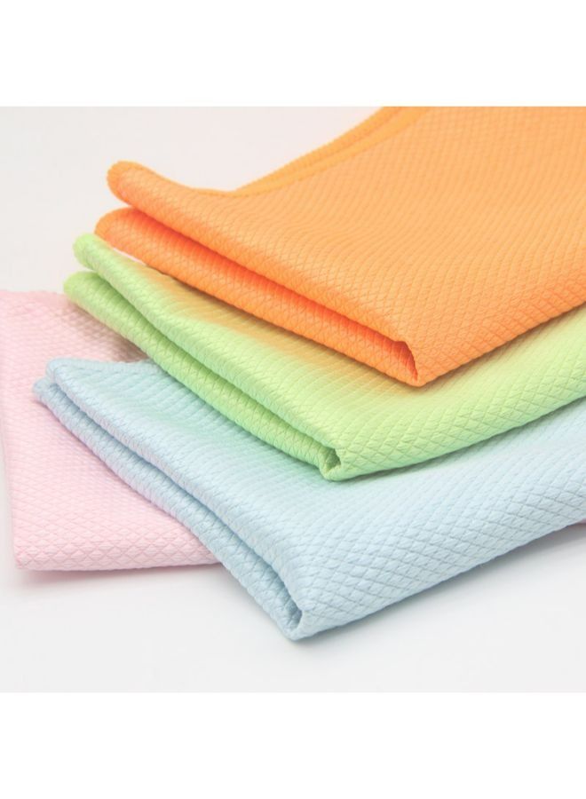 Generic B&K Aquarium Strong Dust Removal Double Sided Dual Use Microfiber Cleaning Cloth Strong Water Absorption (Orange) - Image 5