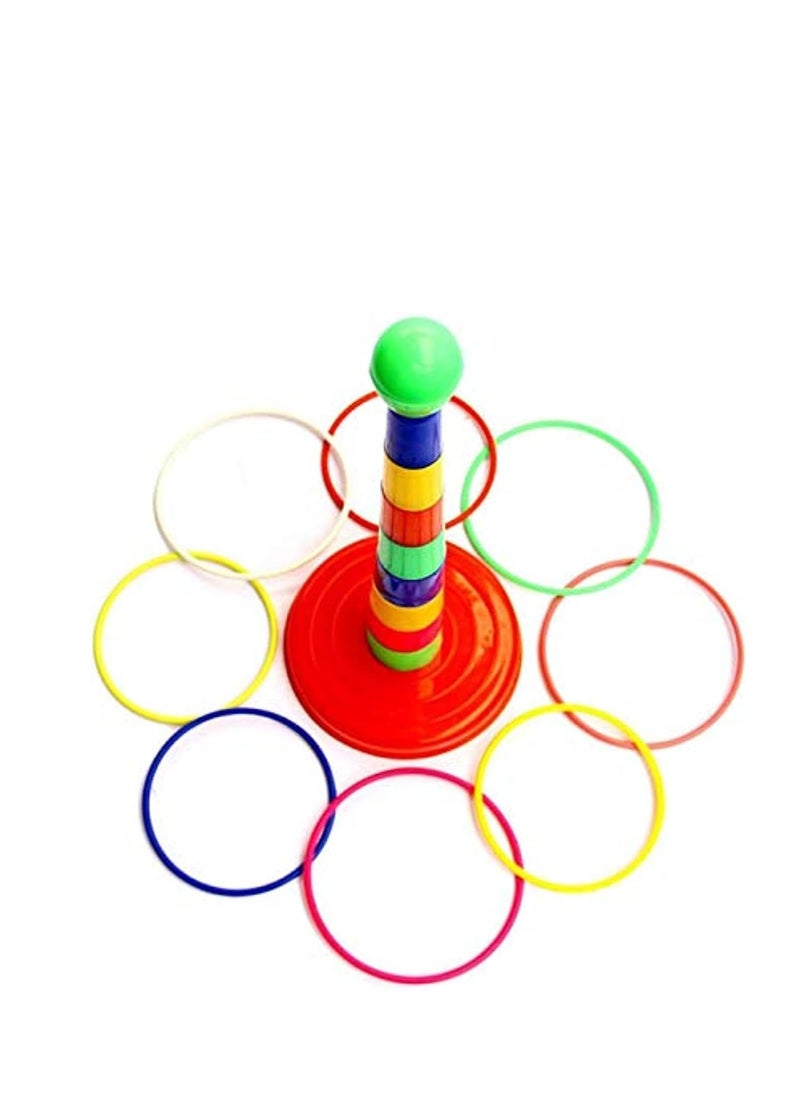 Generic - Intellectual toy Colorful Ring Toss Quoits Target Game - No:369 - Image 1