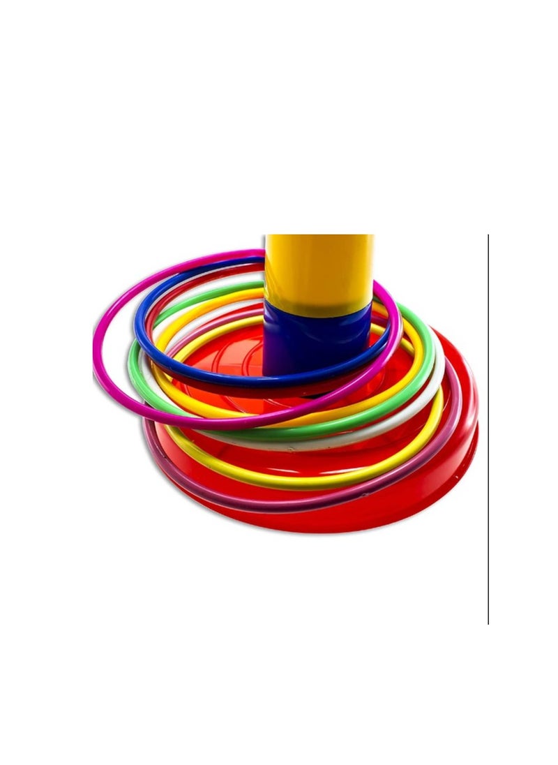 Generic - Intellectual toy Colorful Ring Toss Quoits Target Game - No:369 - Image 1