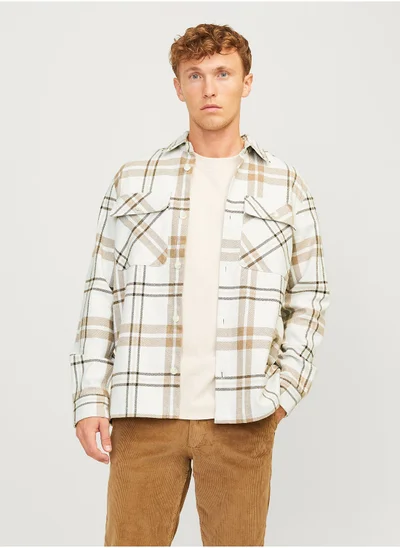 JACK & JONES Jprraymond Check Regular Fit Overshirt