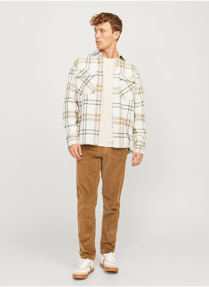 جاك اند جونز Jprraymond Check Regular Fit Overshirt