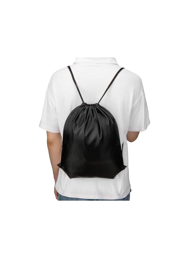 S-TOP 10 Pack Drawstring Backpacks, Drawstring Gym Bag Multi Colour Draw String DIY Bags Backpack for Sports, Gym, Travel, Swimming, Beach - Image 5