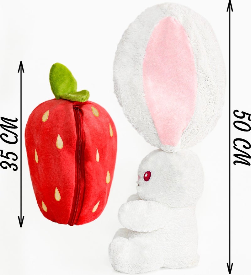 Pandamkee Strawberry Rabbit Bag 50 cm Special for Lover  - Image 5