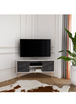 White & Black Marble Pattern