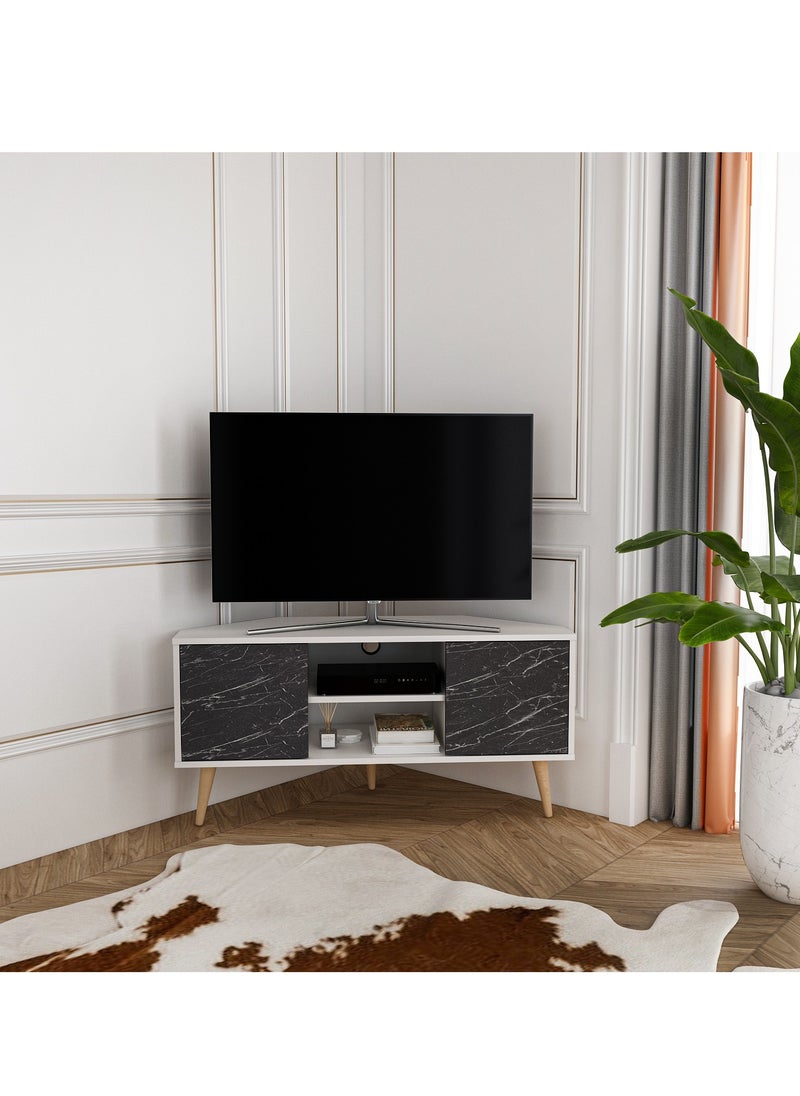 Decorotika Lesson 120 cm Corner TV Unit for TVs up to 55"  - Image 1