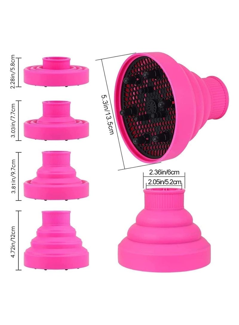 موزع سيليكون لمجفف الشعر، قابل للطي  بمقاس 4 سم 4.5 سم - Image 2