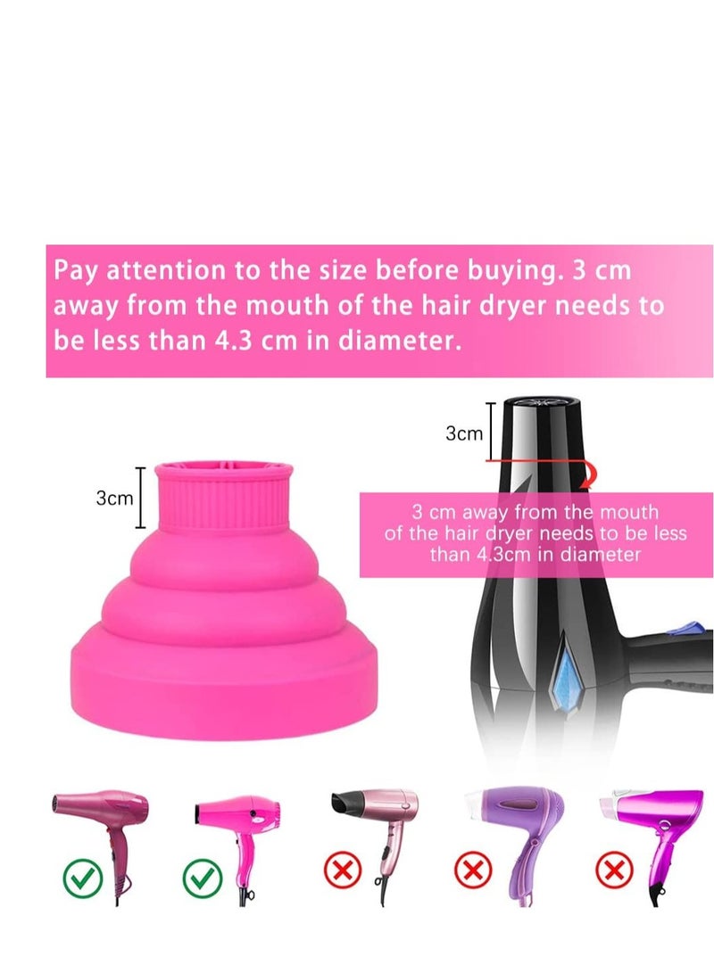 موزع سيليكون لمجفف الشعر، قابل للطي  بمقاس 4 سم 4.5 سم - Image 5