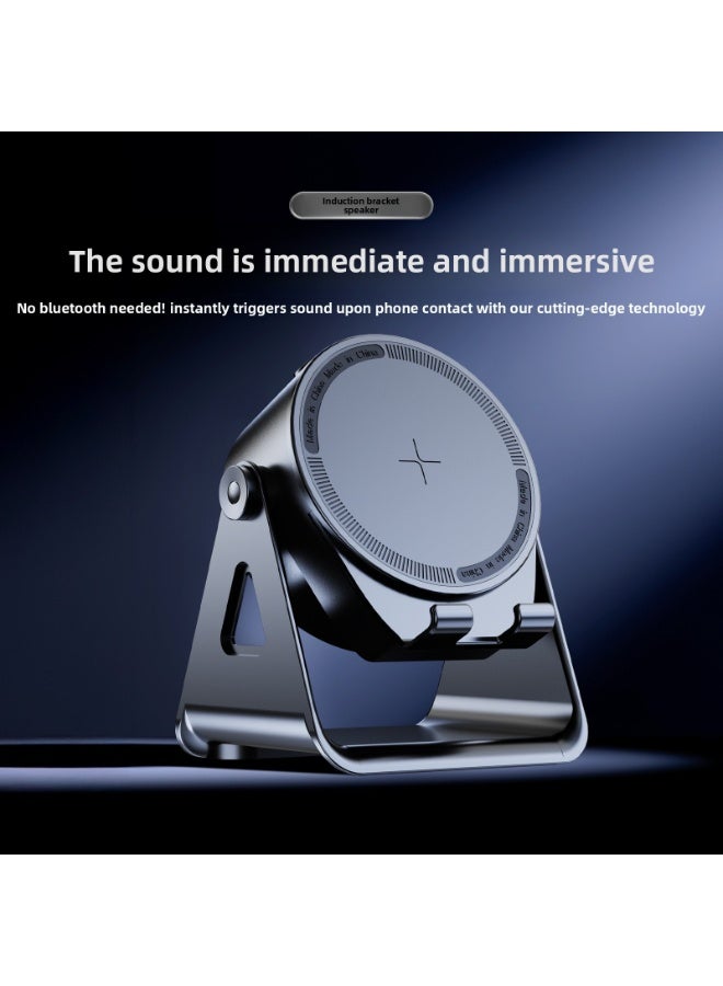 Multi-functional wireless sensor speaker/rotating phone stand - Image 2