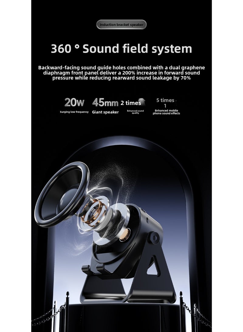 Multi-functional wireless sensor speaker/rotating phone stand - Image 5