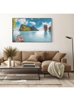 Home Gallery Ocean Stone Island Landscape Print On Canvas  - Image 5