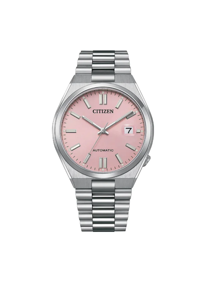 CITIZEN Men's Analog Tonneau Shape Stainless Steel Wrist Watch NJ0158-89X 40 Mm