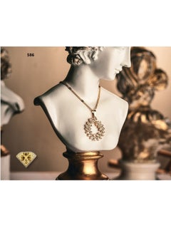 3Diamonds Exquisite Gold-Plated Wreath Pendant Necklace by 3Diamonds - Elegant Design, High-Quality Craftsmanship, Perfect for Special Occasions  - Image 1