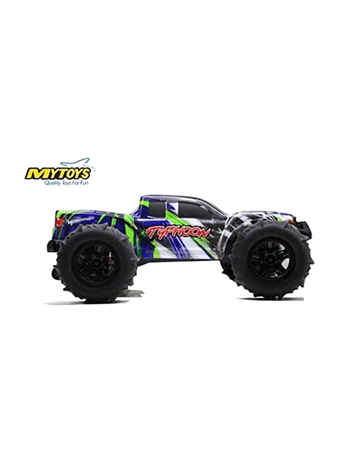 MYTOYS Hobbiway Typhoon MT660 High Speed RC Monster Racing Car-Multicolour, For Ages 7+ Years ‎38x28x10cm - Image 4