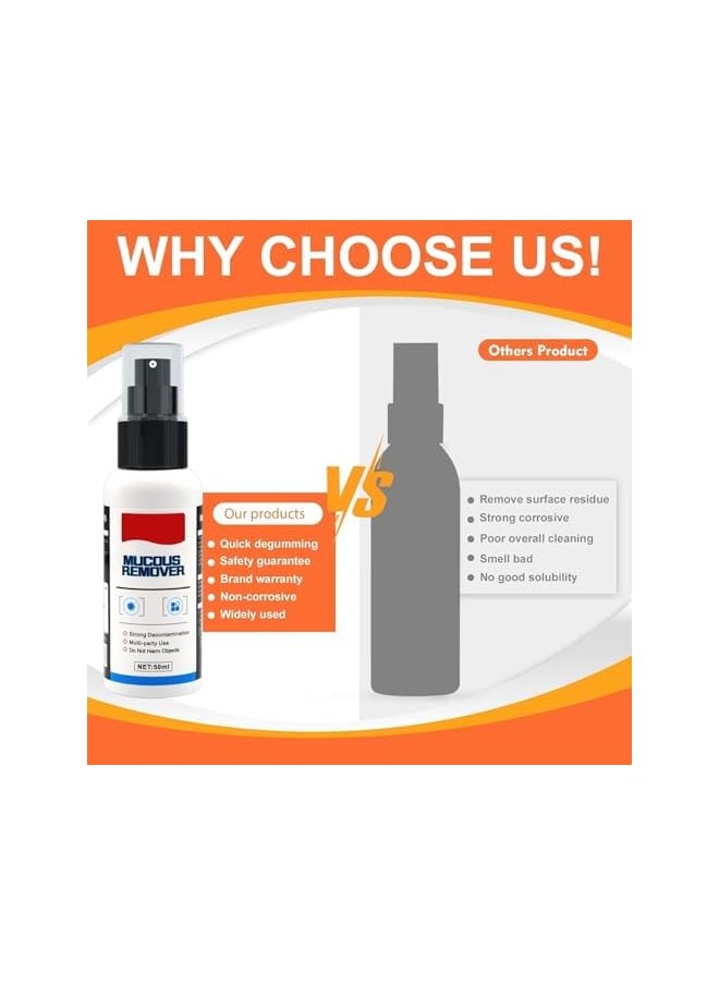 PROMASS promass Adhesive Remover, Glue Off Adhesive Remover, with Plastic Razor Blade Scraper, Sticker Remover, Decal Remover, Glue Remover Spray, Versatile Cleaning Solution for Easy Removal  - Image 4