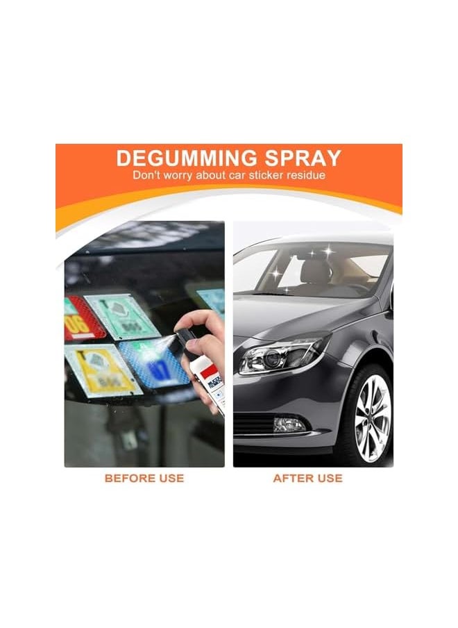 PROMASS promass Adhesive Remover, Glue Off Adhesive Remover, with Plastic Razor Blade Scraper, Sticker Remover, Decal Remover, Glue Remover Spray, Versatile Cleaning Solution for Easy Removal  - Image 2