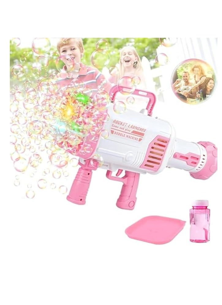 Bubble Maker Gun - 32-Hole Bubble Machine Gun - Bazooka Bubble Machine - Bubble Blaster For Kids Outdoor Indoor, Parties, Halloween Easter New Year'S Birthdays Christmas Gifts  - Image 1