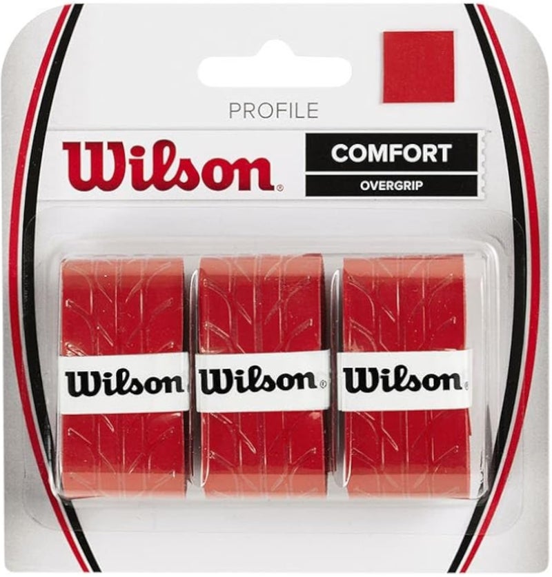 Wilson Unisex Profile Overgrip, RED, NS UK