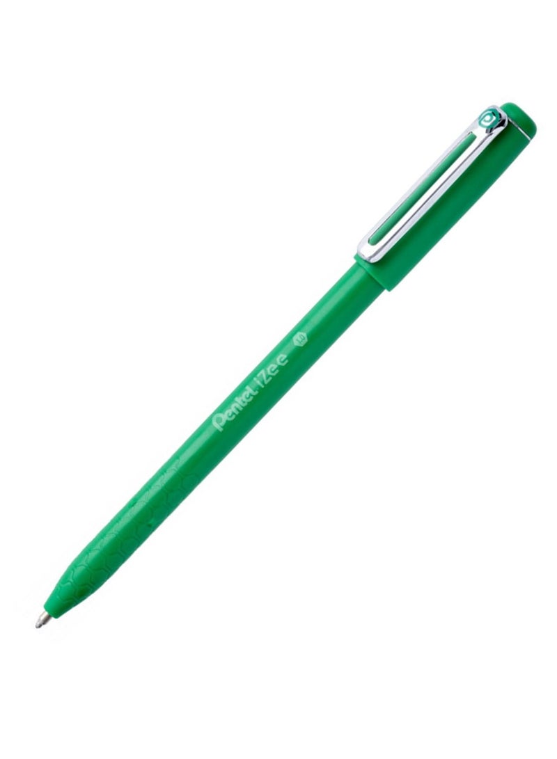 Pentel قلم حبر جاف إيزى 4 قطع رأس 1.0 مم حبر أخضر - Image 2
