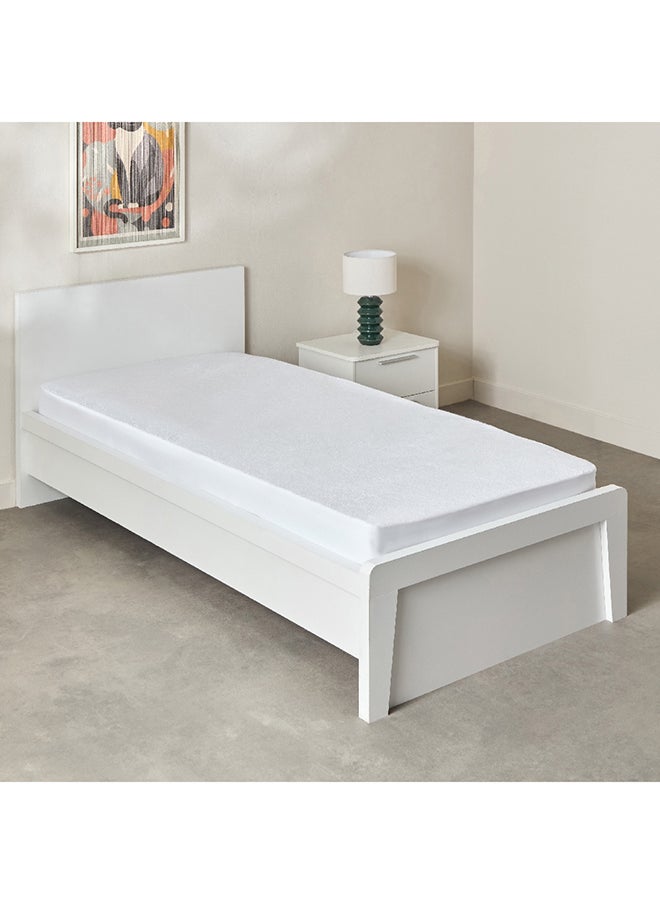 Home Box Terry Waterproof Single Mattress Protector 200 x 33 x 90 cm  - Image 1