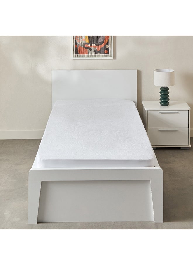 Home Box Terry Waterproof Single Mattress Protector 200 x 33 x 90 cm  - Image 2