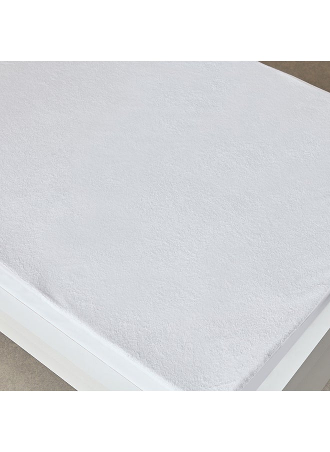 Home Box Terry Waterproof Single Mattress Protector 200 x 33 x 90 cm  - Image 3