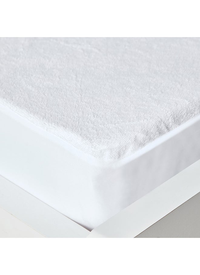 Home Box Terry Waterproof Single Mattress Protector 200 x 33 x 90 cm  - Image 5