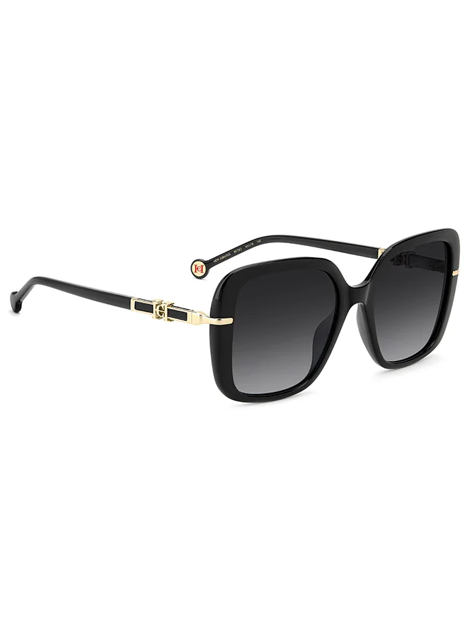 كارولينا هيريرا CAROLINA HERRERA HER 0380/G/S Sunglasses Black Square