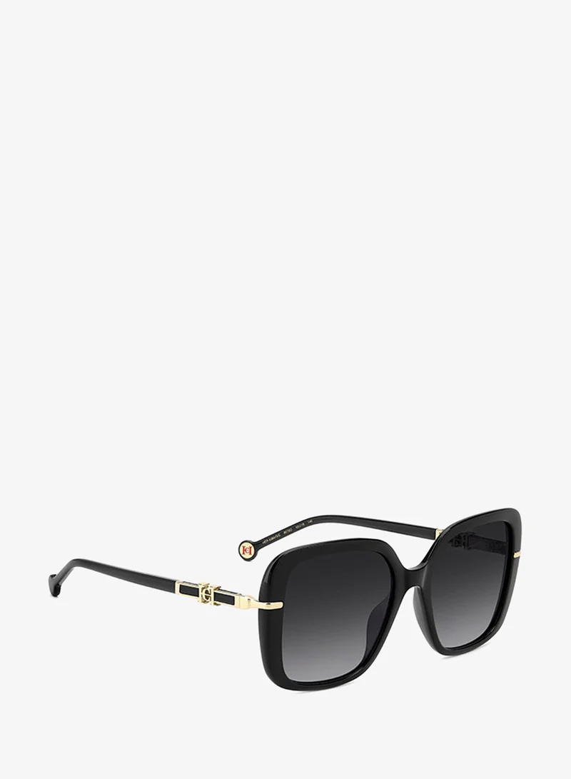 كارولينا هيريرا CAROLINA HERRERA HER 0380/G/S Sunglasses Black Square