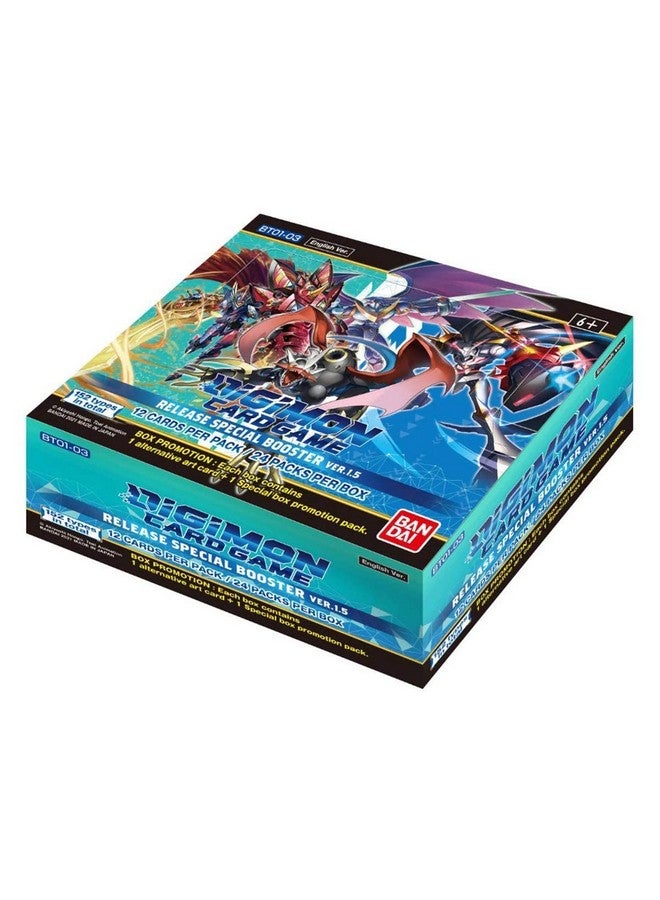Bandai - Digimon English TCG V1.5 Core Booster Box - 24 Packs - Trading Card Game