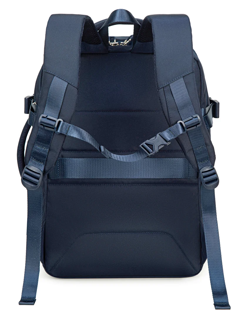 Chantria BLUE Expandable Premium Travel Backpack Water Resistant Multifunctional Backpack with Built in USB port and Headphone Jack for Women, CB00606- Blue  | Best Price UAE