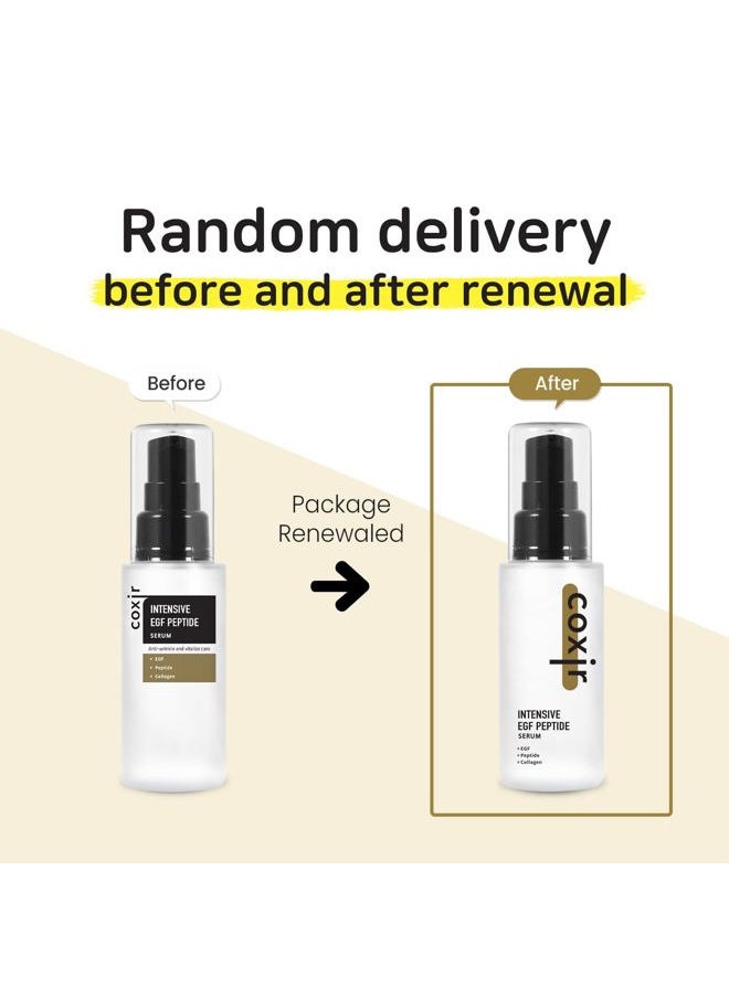 coxir INTENSIVE EGF PEPTIDE SERUM l EGF(Epidermal Growth Factor), Peptide, Niacinamide, Collagen l Firming l Korean Skincare (1.69 Fl Oz (Pack of 1))  - Image 2