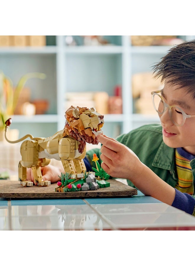 LEGO Creator 3 in 1 Wild Animals: Majestic Lion 31386 Building Toy Set (1074 Pieces) - Image 3