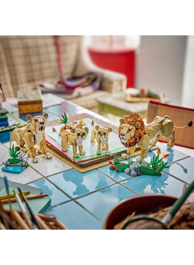 LEGO Creator 3 in 1 Wild Animals: Majestic Lion 31386 Building Toy Set (1074 Pieces) - Image 5