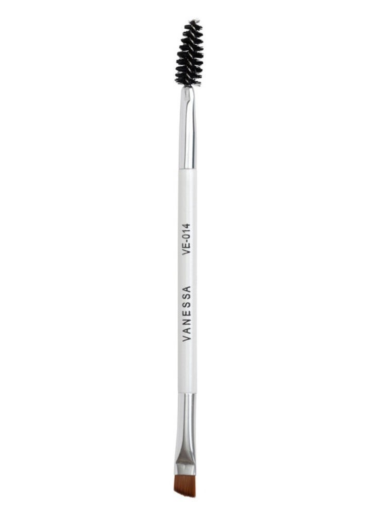 VANESSA MAKEUP - Double Sided Eyebrow Brush - Image 1