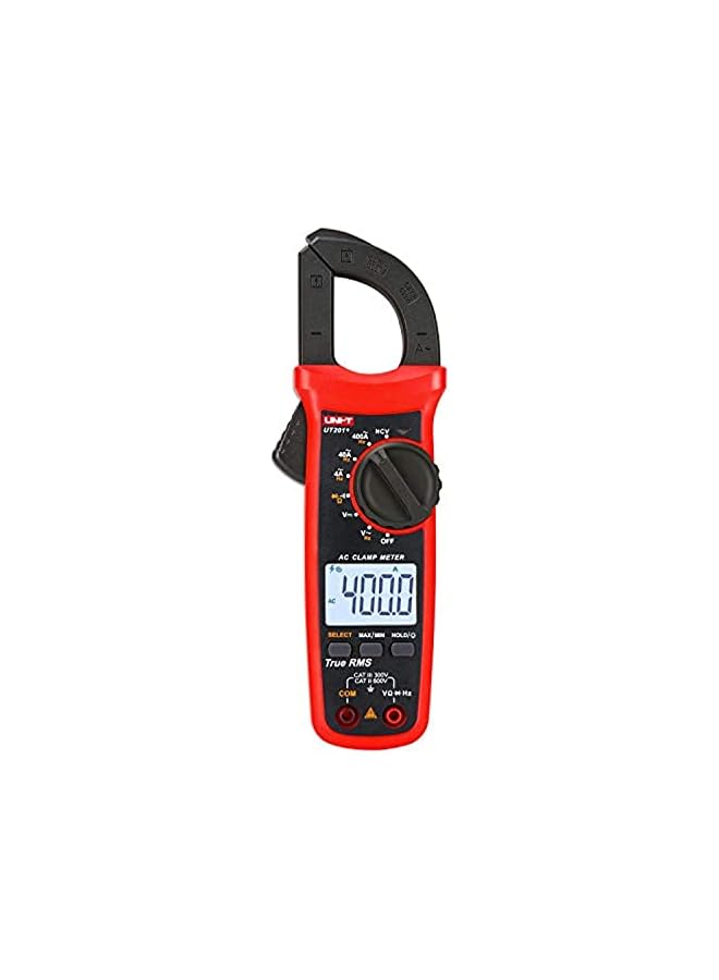 Uni-T Digital Clamp Meter Ut201+ Ac Dc Current Amperimetro Tester Clamp Multimeter Resistance Frequency Tester - Image 2
