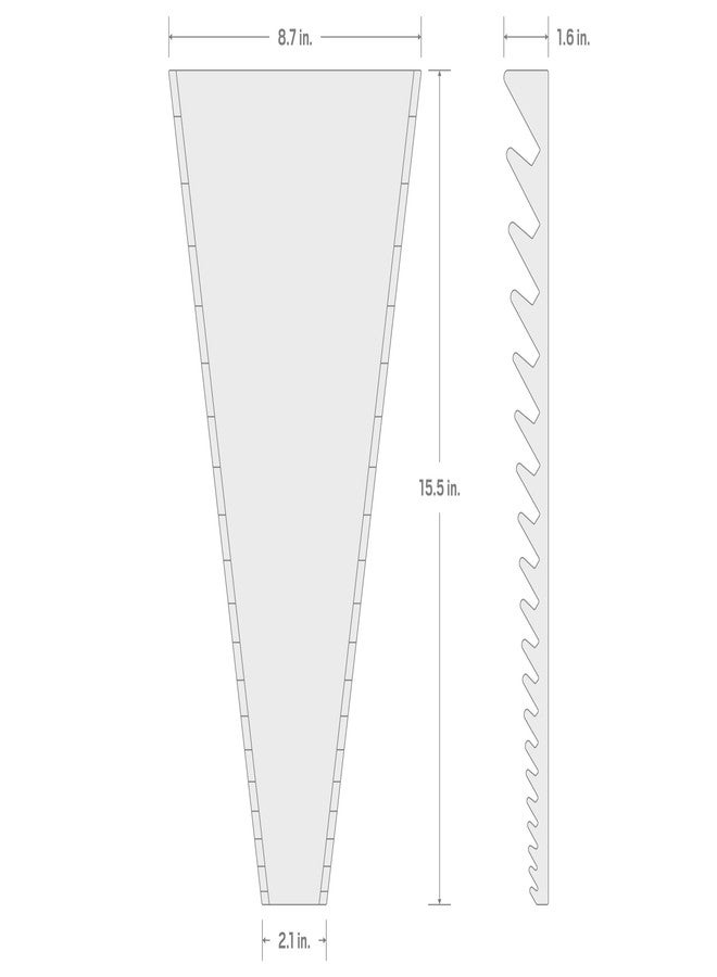 TEKTON 19-Tool Combination Wrench Organizer Rack (Black) | ORG29119 | Made in USA - Image 3