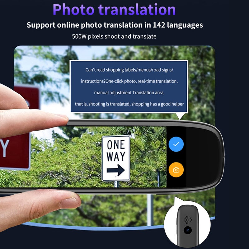 Dictionary Translation Pen Scan Reader Device Text Scanning Reading Translator WiFi/BT Connection 142 Languages Online Photo Translate Languages Chinese/English/Japanese/Korean Voice Translation - Image 2