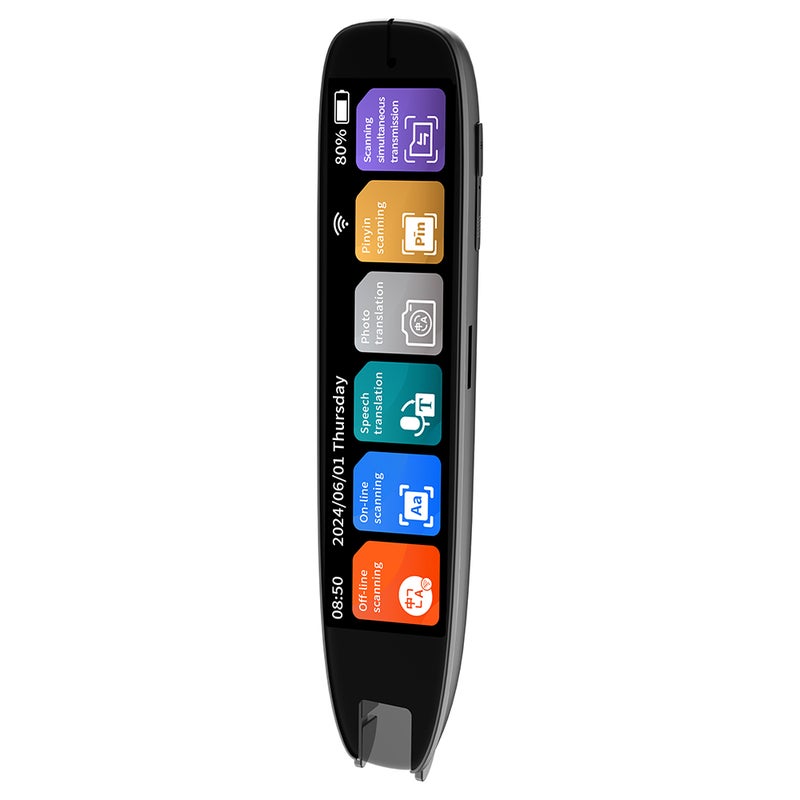 Dictionary Translation Pen Scan Reader Device Text Scanning Reading Translator WiFi/BT Connection 142 Languages Online Photo Translate Languages Chinese/English/Japanese/Korean Voice Translation - Image 1