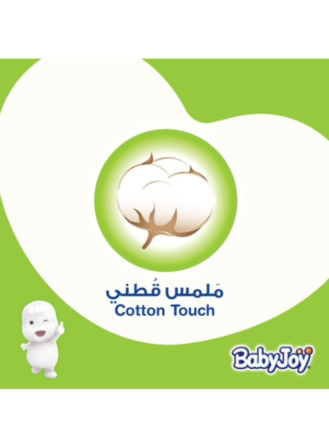 BabyJoy Baby Diapers, Size 3, 6 - 12 Kg, 156 Count (52 x 3) - Medium, Breathable Material, Compressed, Cotton Touch - Image 4