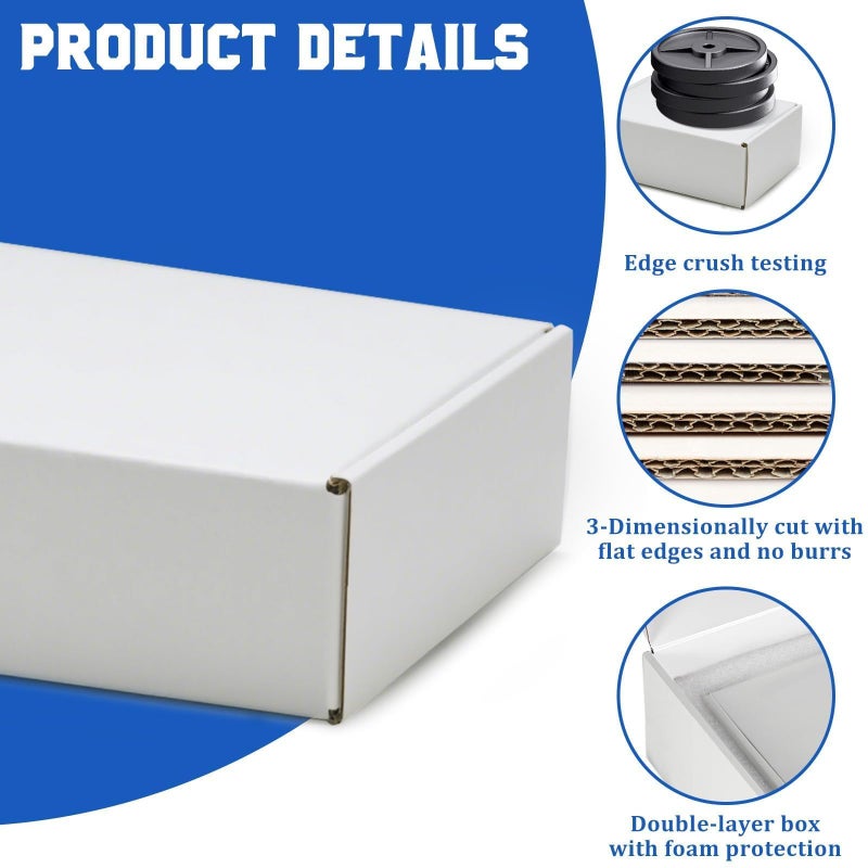 DEDC Card Grading Submission Kit, Card Grading Kit Shipping Box for PSA, CGC, SGC - 25 Semi Rigid Card Holders, 50 Card Sleeves, 1 Shipping Label + 1 Wiping Cloth - Image 3