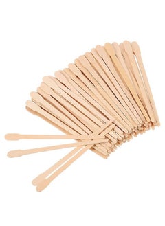 Bememo 500 Pieces Brow Wax Sticks Small Wax Spatulas Applicator Wood Craft Sticks For Hair Removal Eyebrow Lip Nose Wax Applicator Sticks  - Image 4