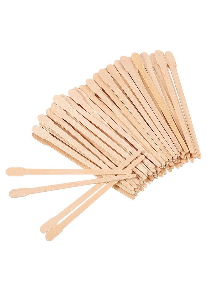 Bememo 500 Pieces Brow Wax Sticks Small Wax Spatulas Applicator Wood Craft Sticks For Hair Removal Eyebrow Lip Nose Wax Applicator Sticks  - Image 4