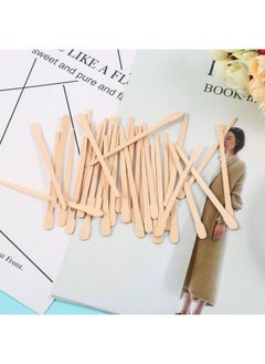 Bememo 500 Pieces Brow Wax Sticks Small Wax Spatulas Applicator Wood Craft Sticks For Hair Removal Eyebrow Lip Nose Wax Applicator Sticks  - Image 5